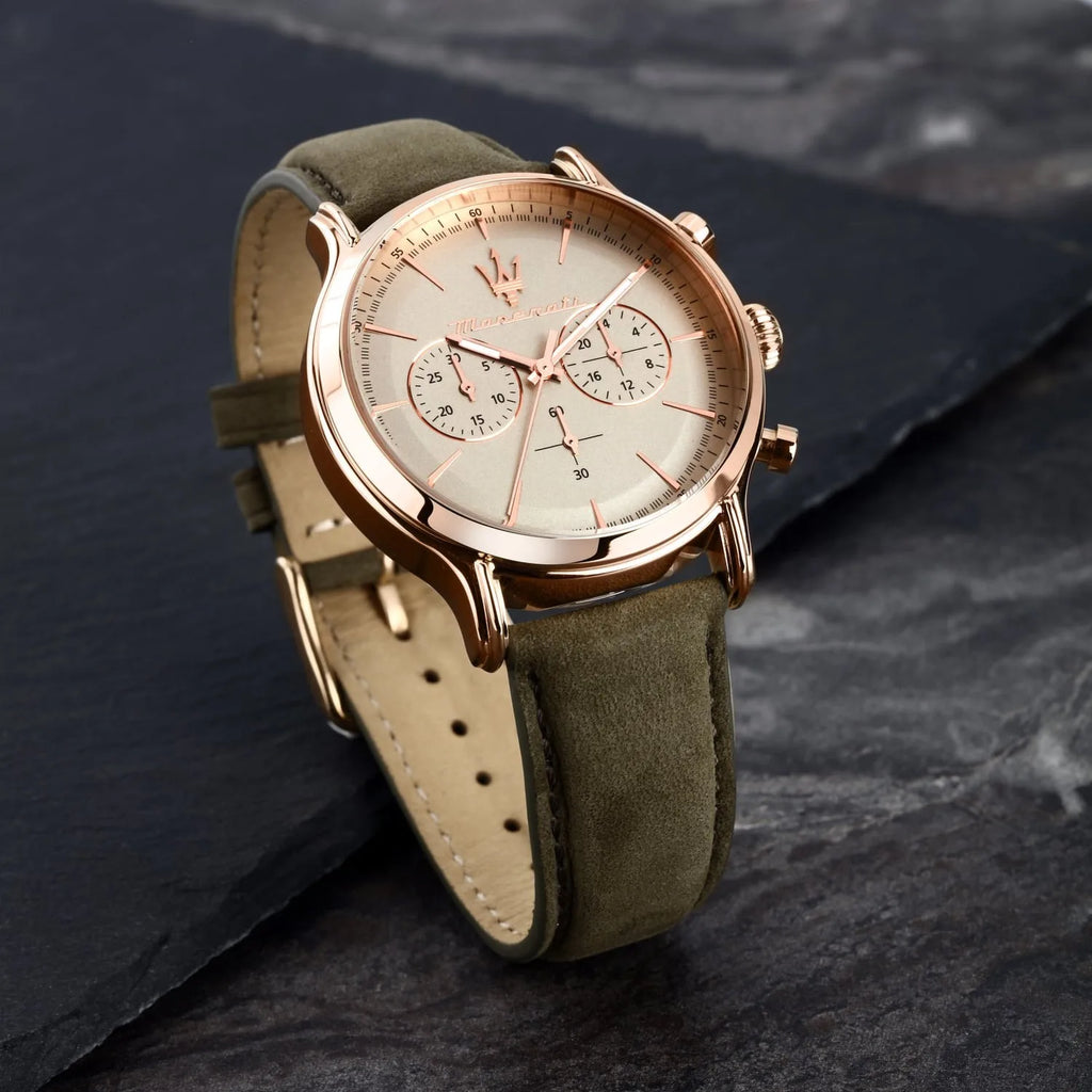 Herrenuhr Maserati Epoche Roségold r8871633007