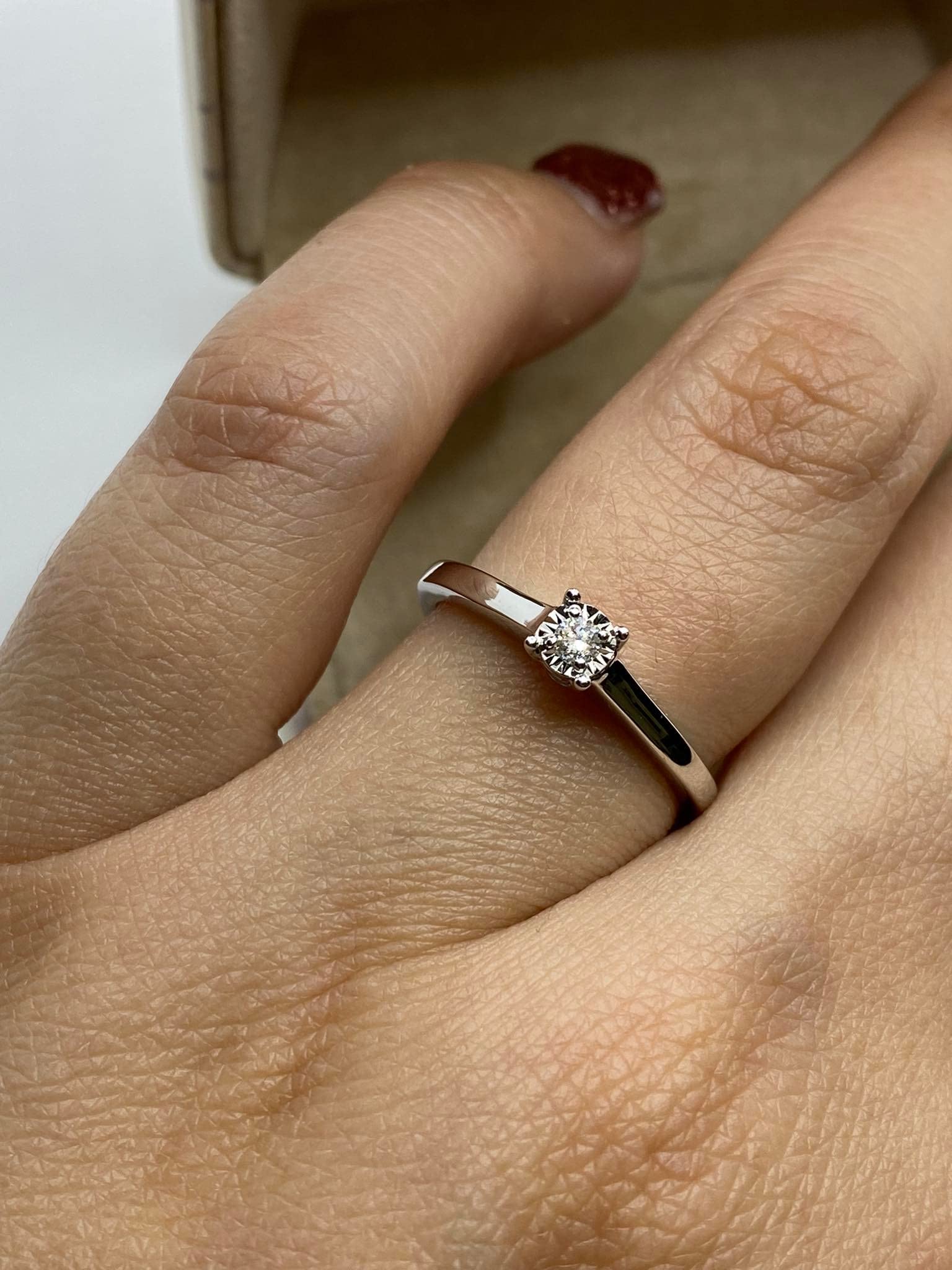Damen Solitärring aus Weißgold und Diamanten, Marke Donnaoro dkas8834.s005
