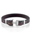 Bracciale uomo Sector in cuoio con ancora szv14