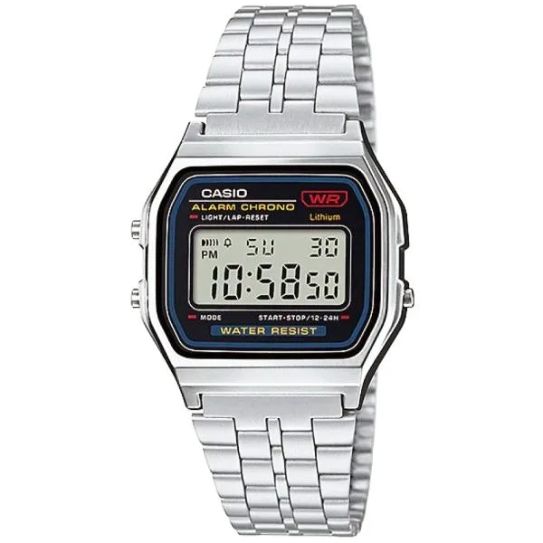 Orologio Casio Unisex digitale colore acciaio a159w-n1df