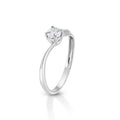 Anello Solitario AA0279 Oro Bianco 9K 375 Diamante Lab Grown