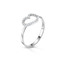 Anello AA0627Q Oro 9K Forma Cuore Diamanti Lab Grown