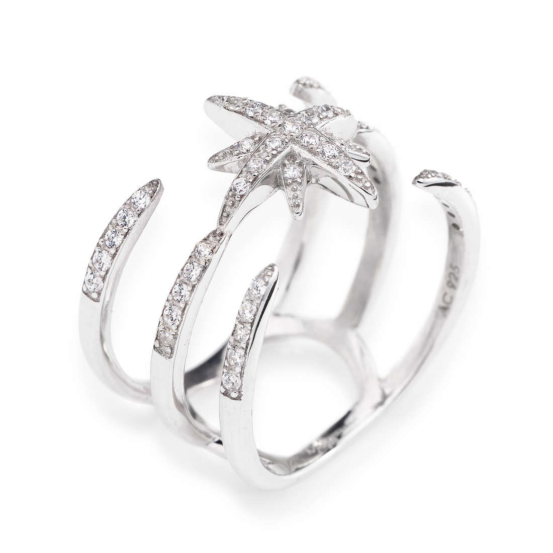 Anello Donna Gioielli Amen Croce Del Sud