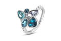 Fantasie-Ring Violet Bijoux und Kristalle Silber 1674347