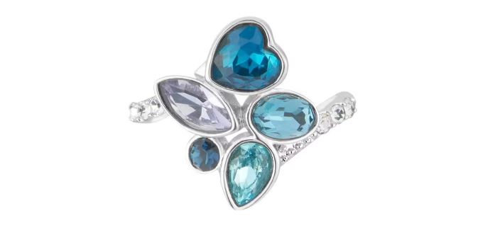 Fantasie-Ring Violet Bijoux und Kristalle Silber 1674347