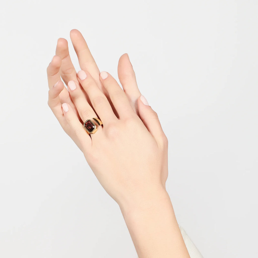 Anello Joya cristallo marrone Unoaerre donna 2818