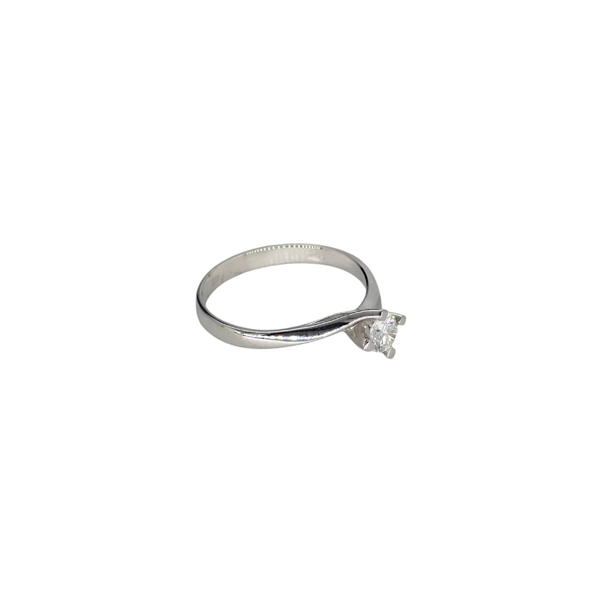 Anello Solitario in oro 18kt da Donna con Diamanti