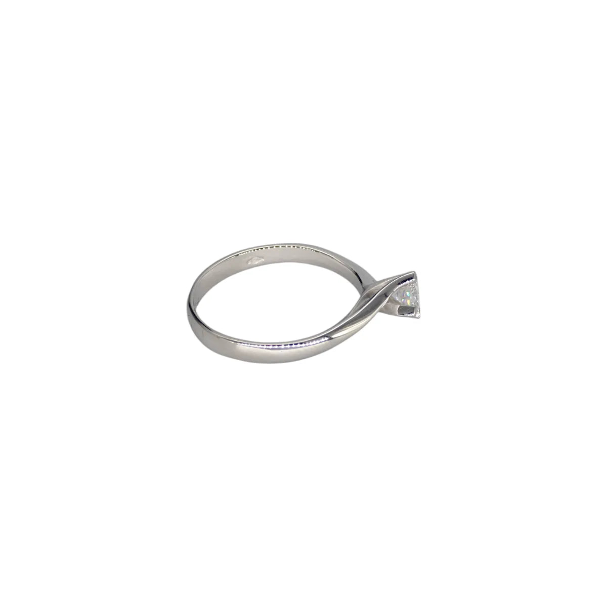 Anello Solitario in oro 18kt da Donna con Diamanti