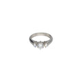 Anello Trilogy a scala in oro 18kt da Donna con Diamanti