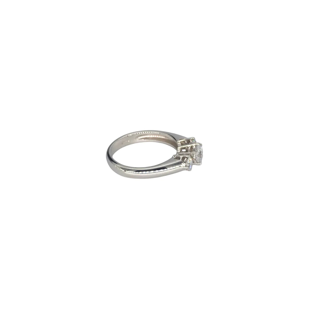 Anello Trilogy a scala in oro 18kt da Donna con Diamanti
