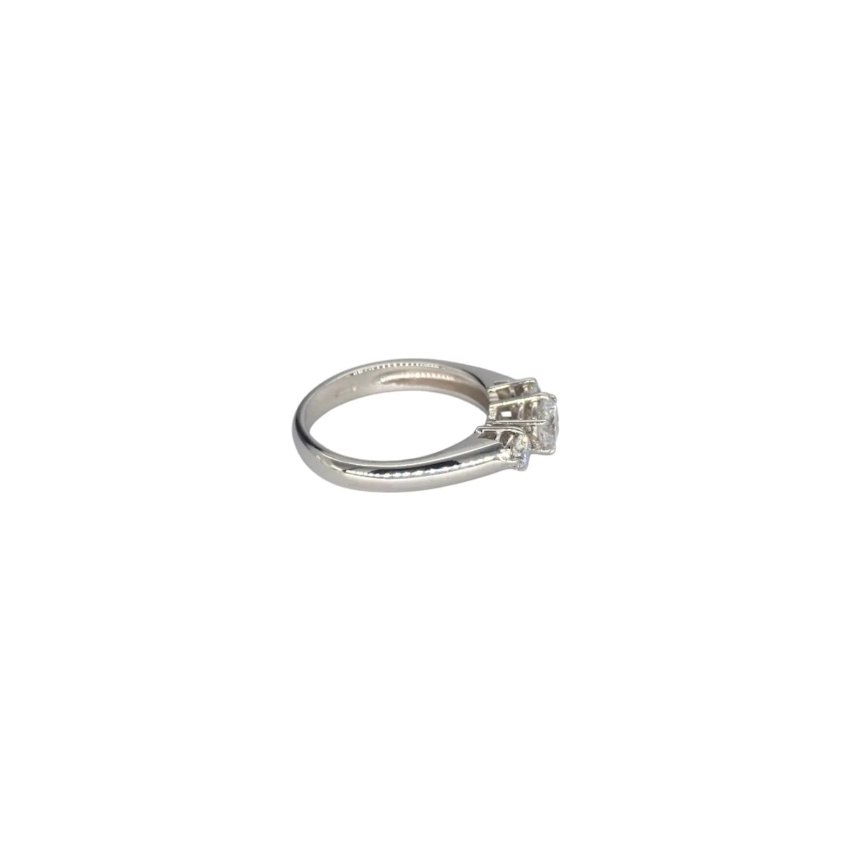 Anello Trilogy a scala in oro 18kt da Donna con Diamanti