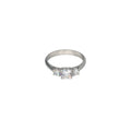 Anello Trilogy a scala in oro da Donna con Diamanti
