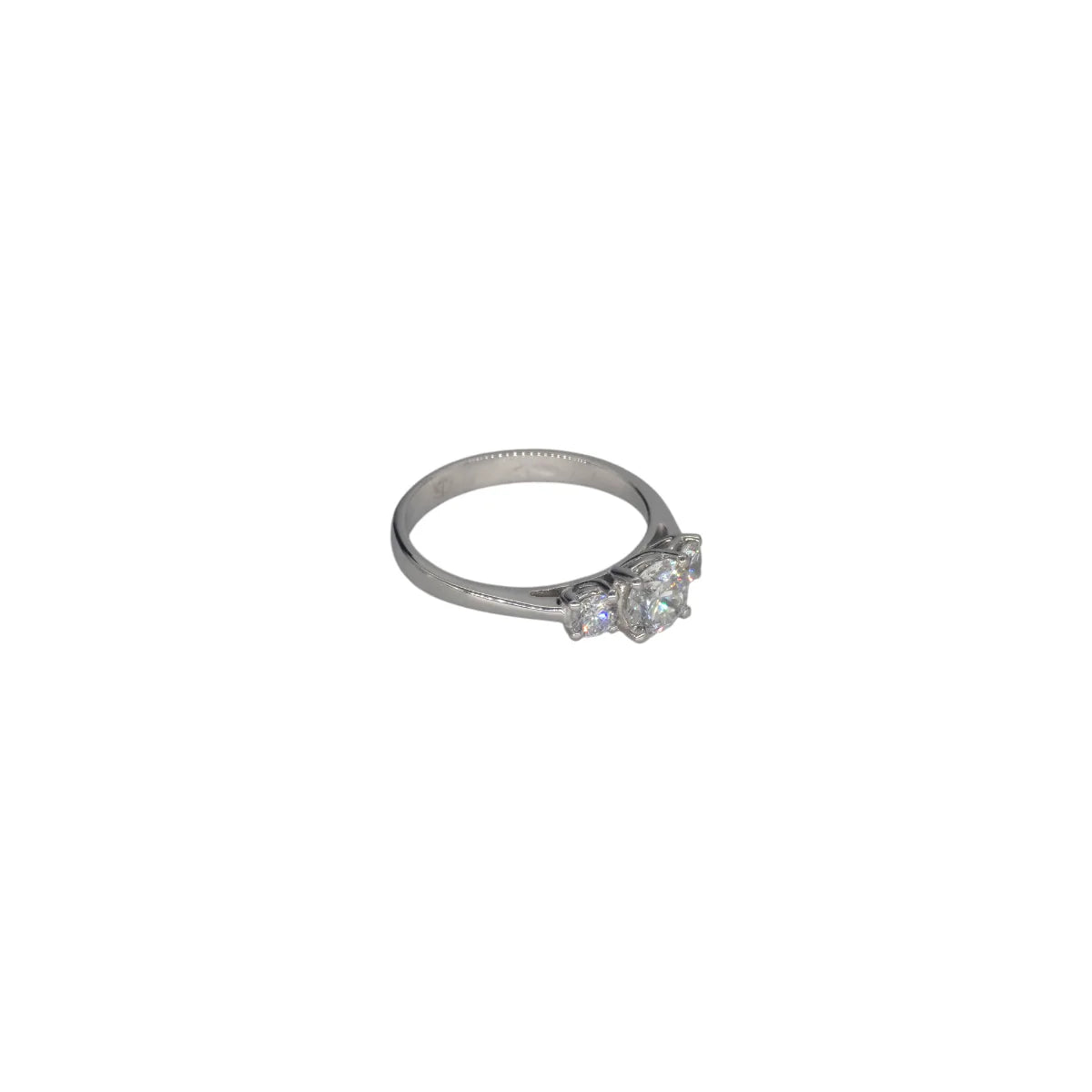 Anello Trilogy a scala in oro da Donna con Diamanti