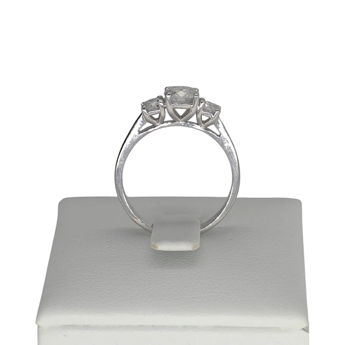 Anello Trilogy a scala in oro da Donna con Diamanti