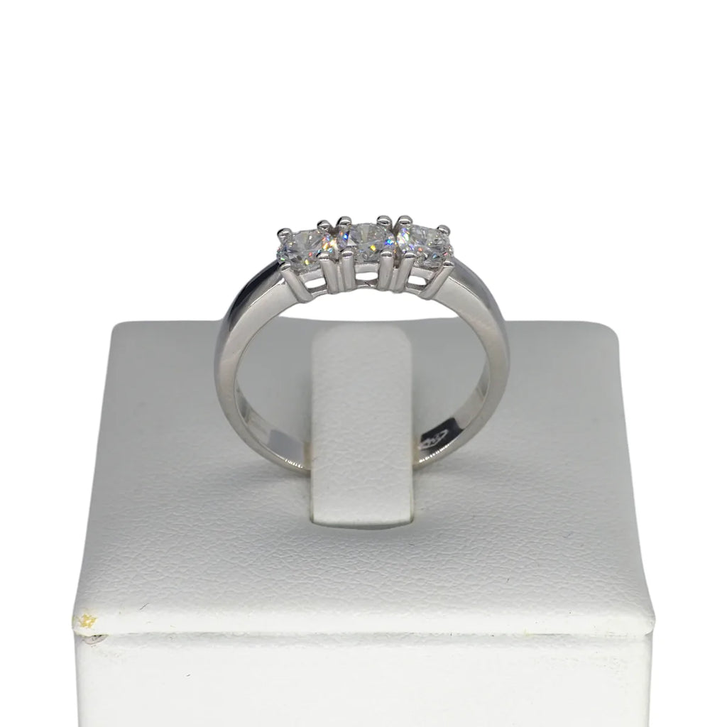Anello Trilogy in oro 18kt da Donna con Diamanti incastonati