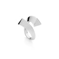Anello Unoaerre donna contrarié argentato 2231
