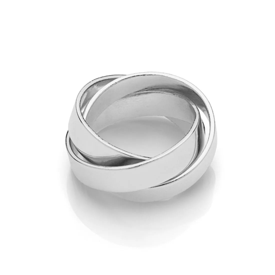 Unoaerre Damenring aus Weißbronze, Modell Trinity 2421