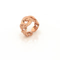 Anello Unoaerre in bronzo dorato rosa Donna 1728