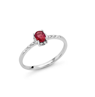 Anello Yukiko con rubino e diamanti LID3361Y
