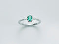 Yukiko Ring mit Smaragd und Diamanten LID3362Y