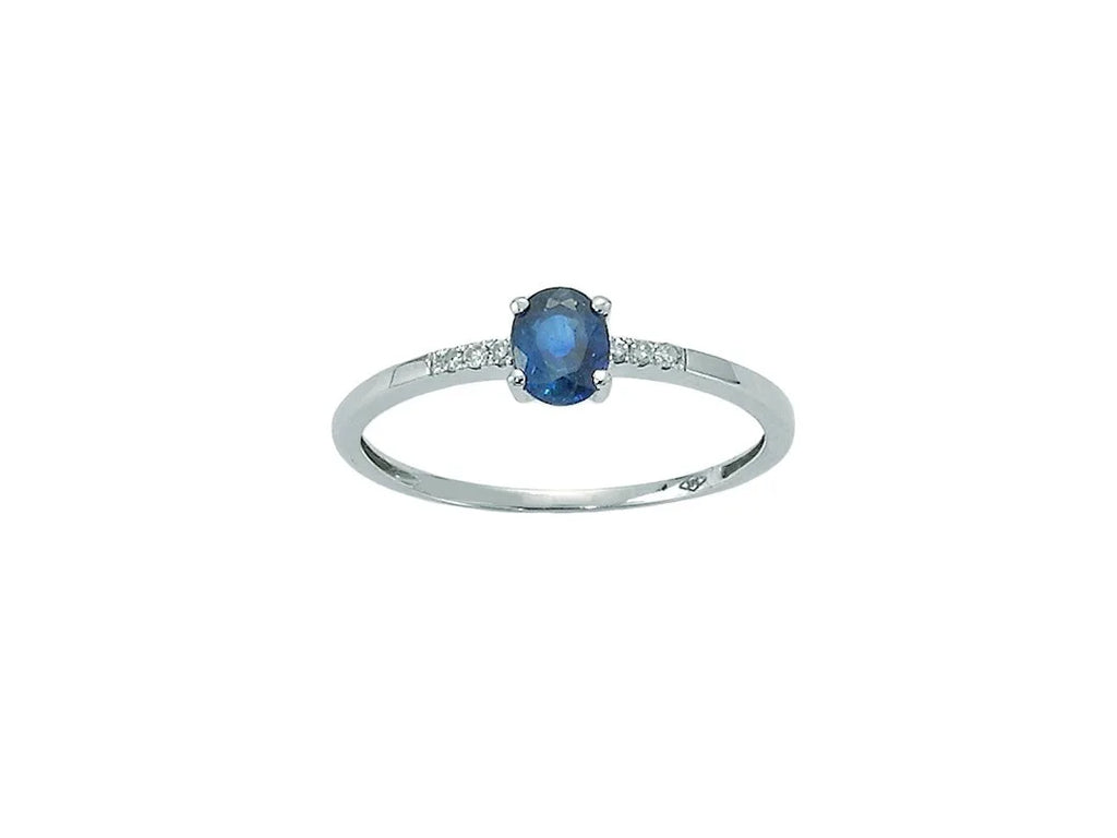 Anello Yukiko in oro con zaffiro e diamanti LID3050YVX