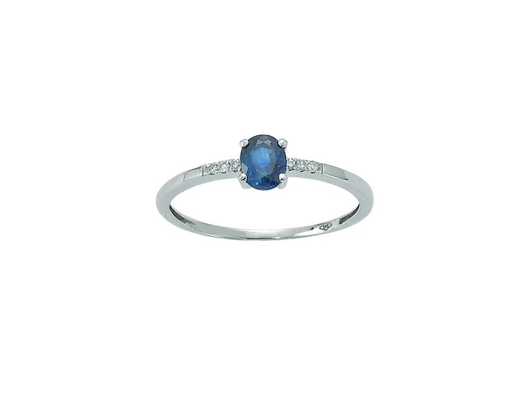Anello Yukiko in oro con zaffiro e diamanti LID3050YVX