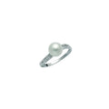 Yukiko Ring in Gold, Perle und Diamanten PLI1619YX