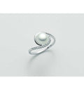 Yukiko Ring Perle und Diamanten pli1549yx