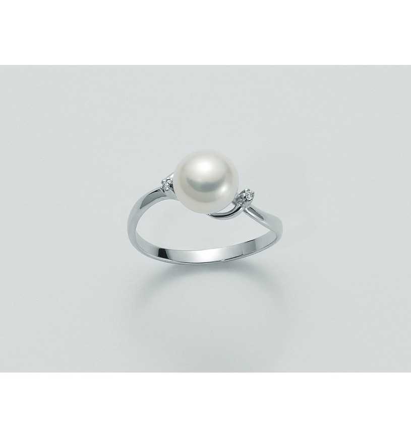 Anello Yukiko perla e diamanti pli945yx