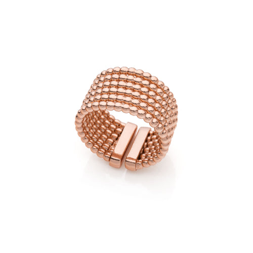Anello a fascia catena a palline Unoaerre donna 2179