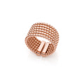 Anello a fascia catena a palline Unoaerre donna 2179
