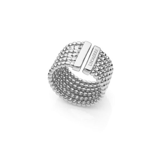 Anello a fascia catena a palline Unoaerre donna 2180