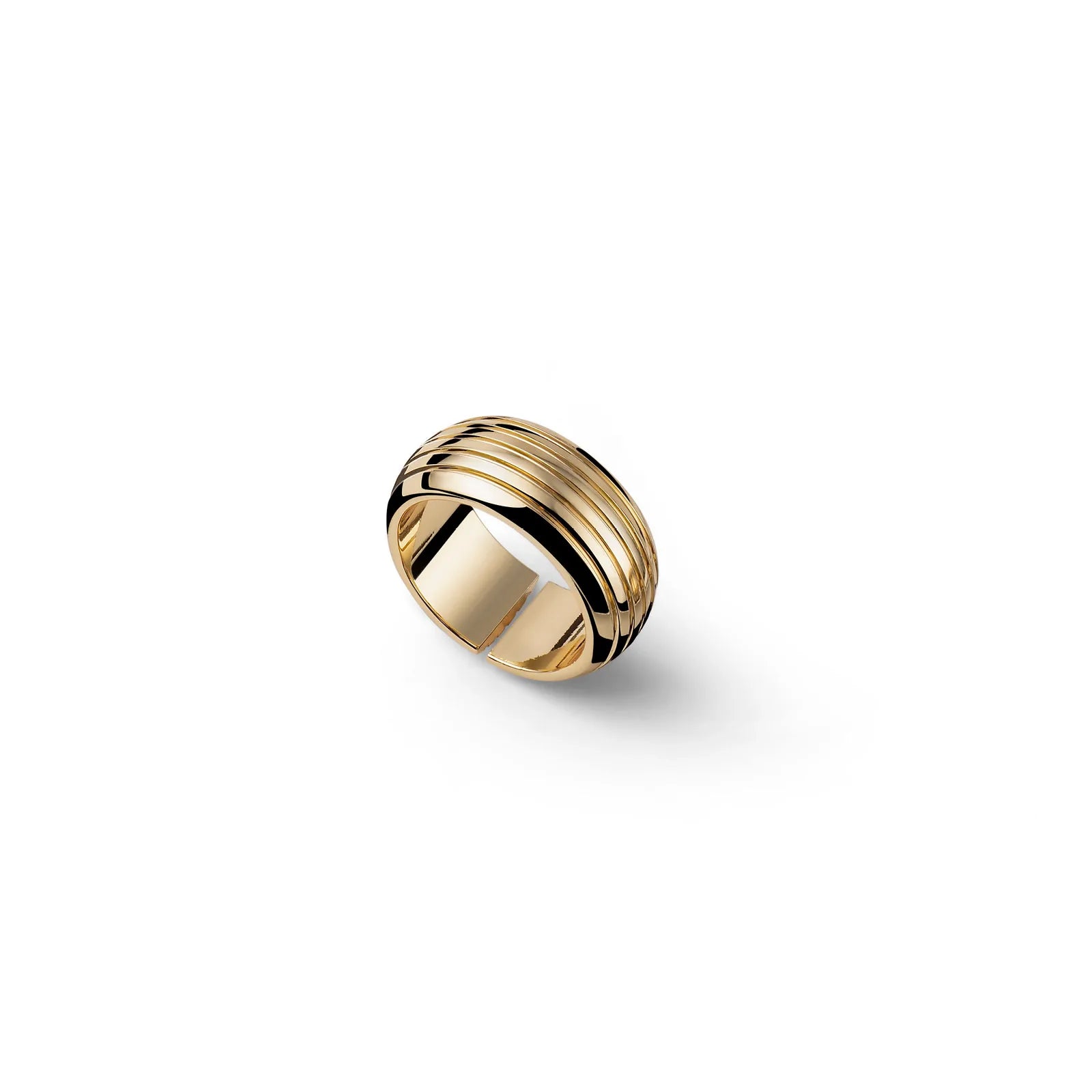 Anello a fascia dorato donna Unoaerre 2793