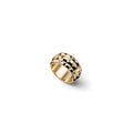 Anello a fascia dorato sfaccettato donna Unoaerre 2794
