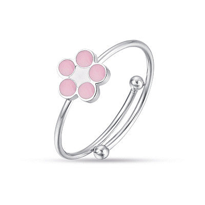 Anello bambina gioielli Luca Barra fiore ja102