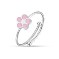 Anello bambina gioielli Luca Barra fiore ja102