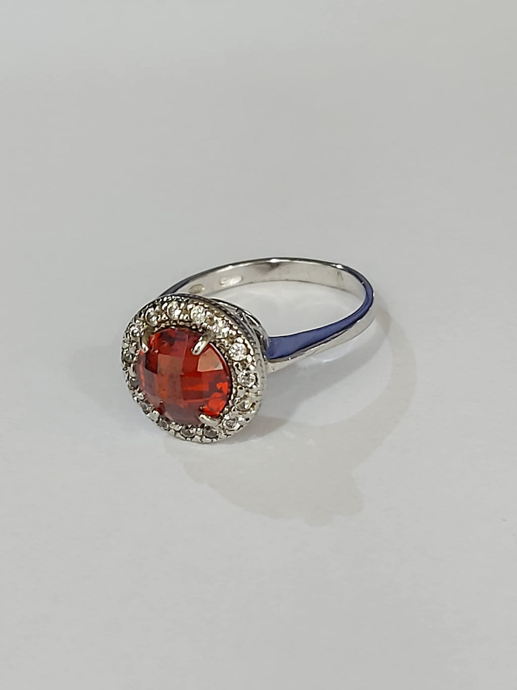Anello byblos jewels argento 925 con cristallo rosso