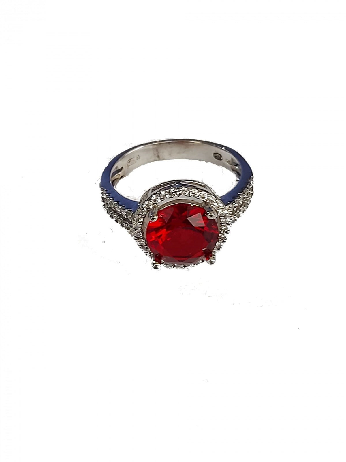 Anello byblos jewels argento 925 donna con cristallo rosso cod: 9010