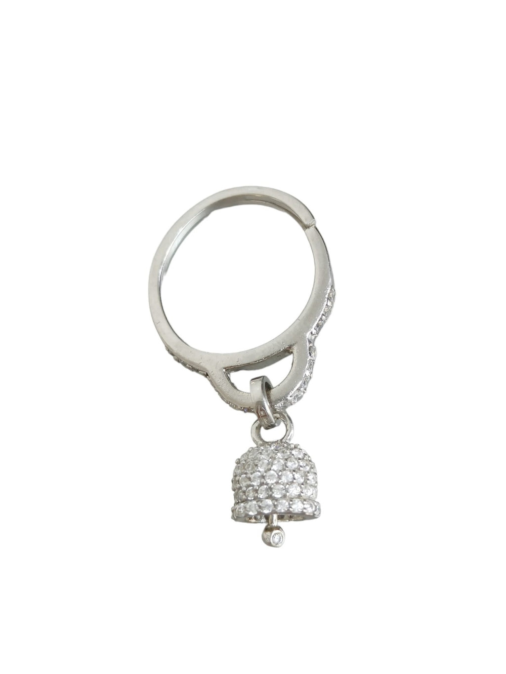 Anello campana Capri argento 925 con zirconi donna