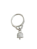 Anello campana Capri argento 925 con zirconi donna