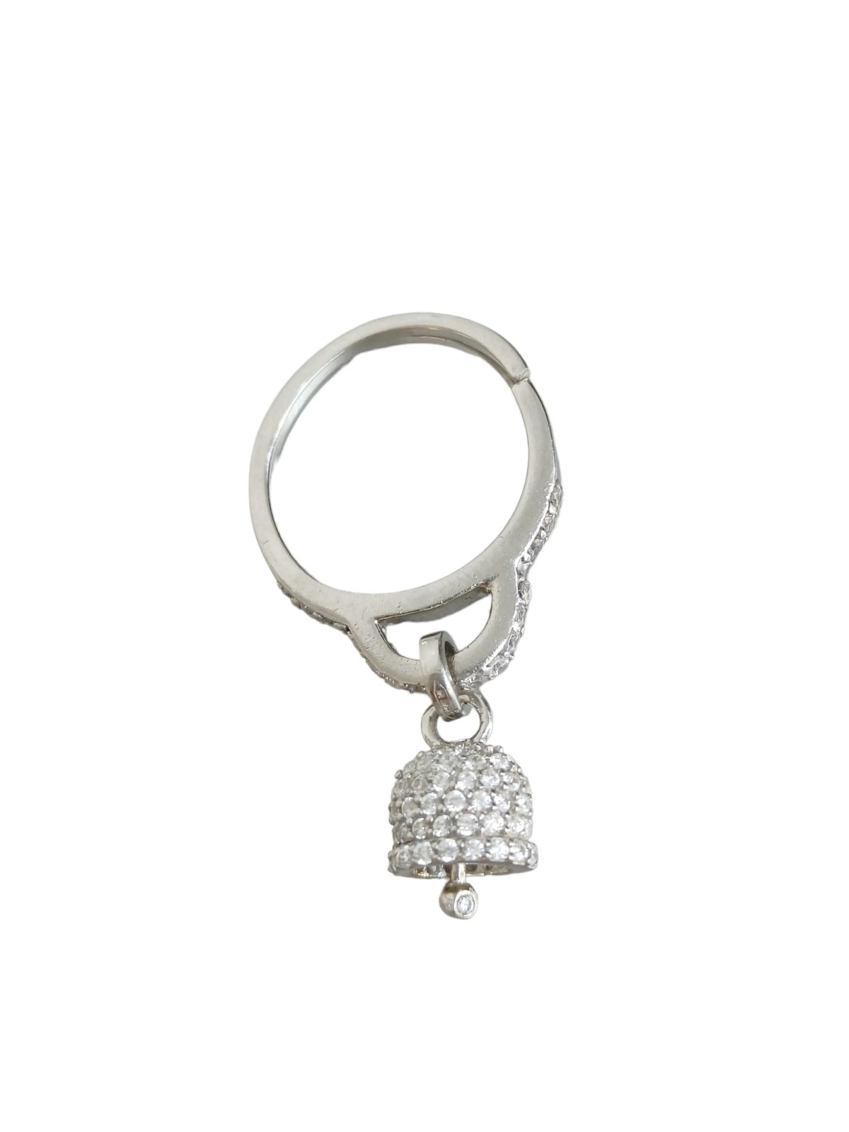 Anello campana Capri argento 925 con zirconi donna