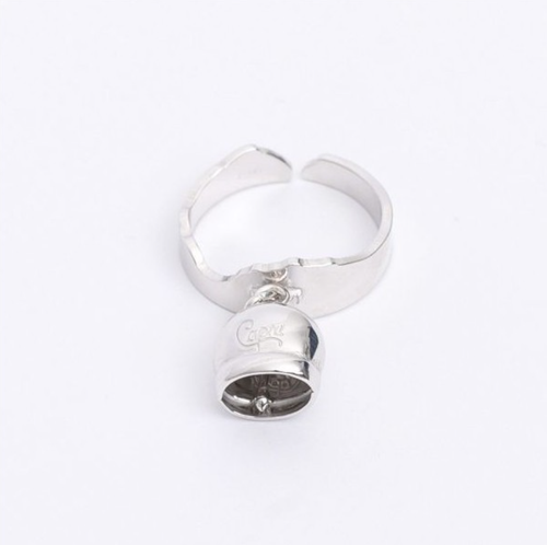 Anello campanella capri donna fascia isola in argento 925 regolabile