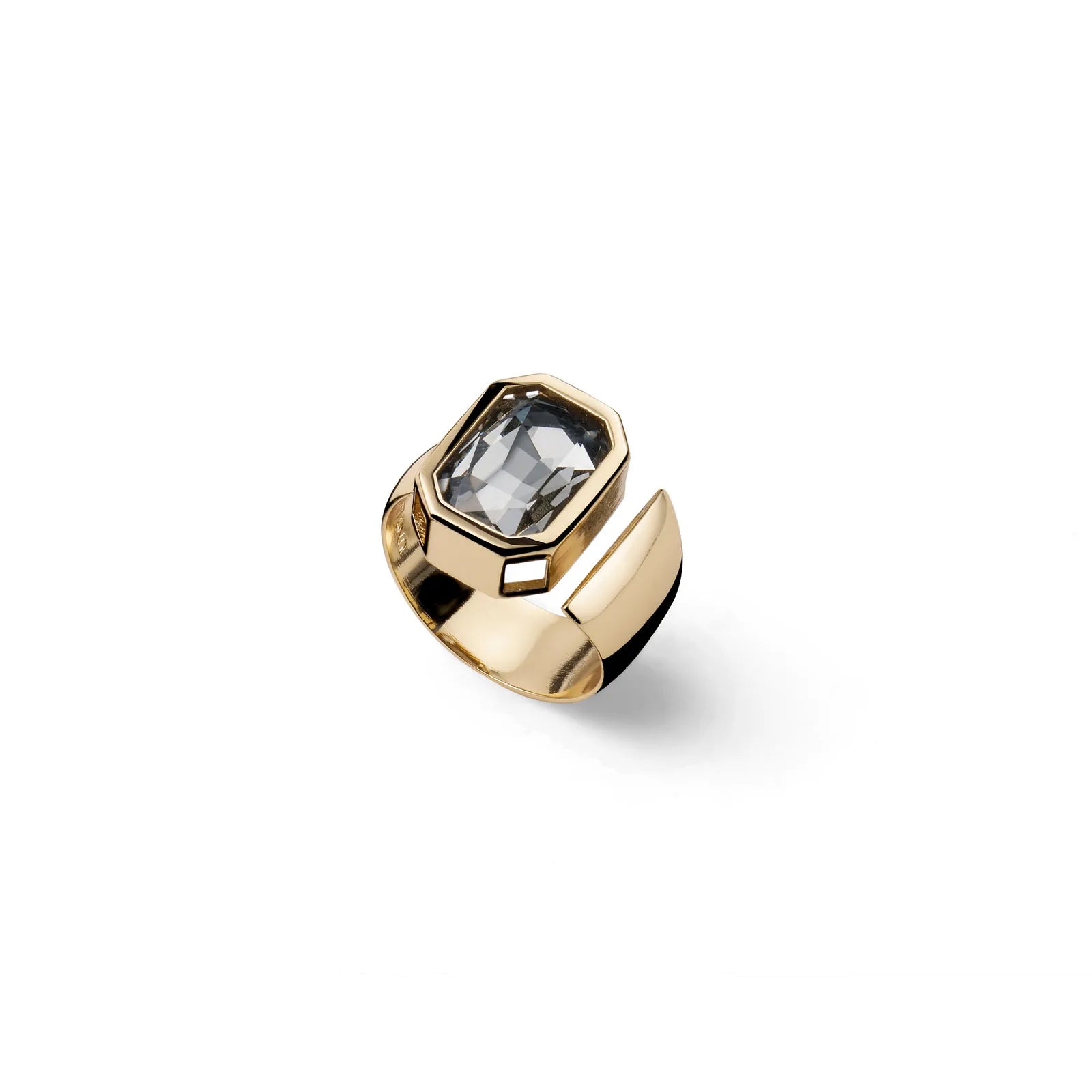 Anello con cristallo grigio Unoaerre donna 2817