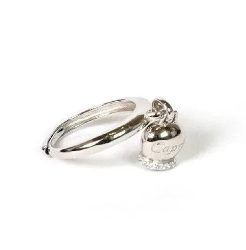 Damenring Capri Glücksglocke, Zirkonia, aus Silber