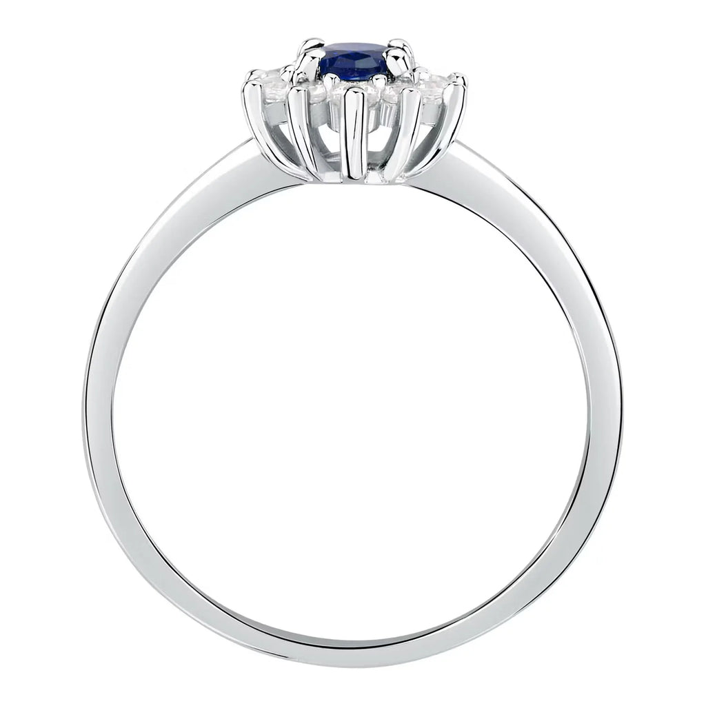 Anello donna Morellato in argento e zircone blu SAIW154014