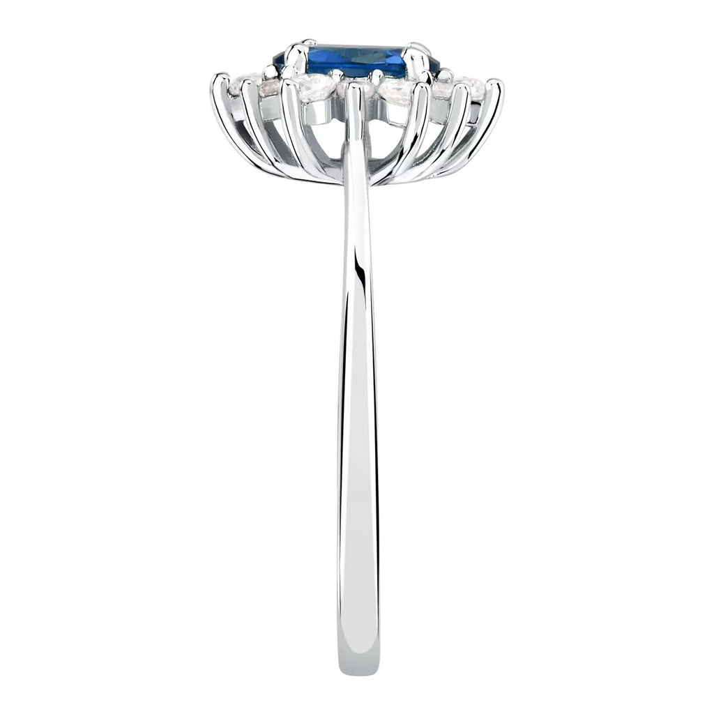 Anello donna Morellato in argento e zircone blu SAIW154014