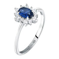 Anello donna Morellato in argento e zircone blu SAIW154014