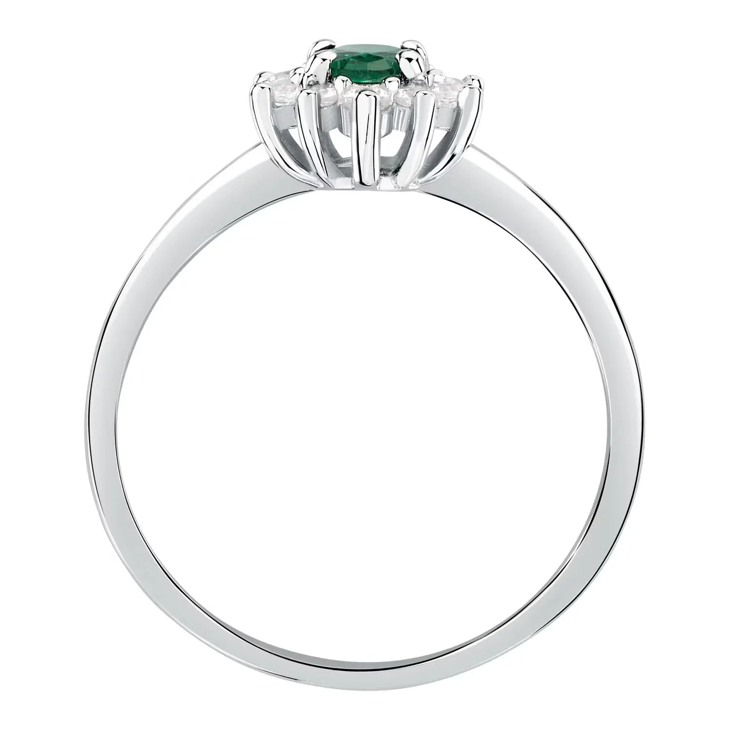 Anello donna Morellato in argento e zircone verde SAIW155016