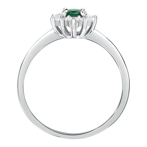 Anello donna Morellato in argento e zircone verde SAIW155016