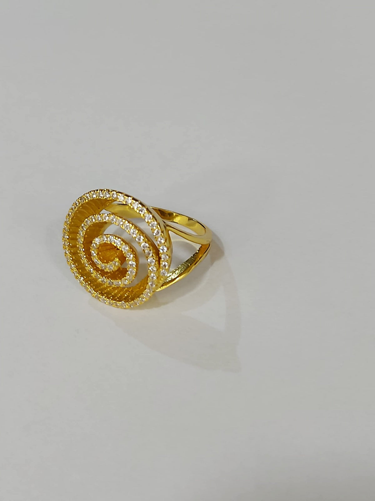 Anello donna Osa jewels argento dorato 925 con zirconi cod: 9377
